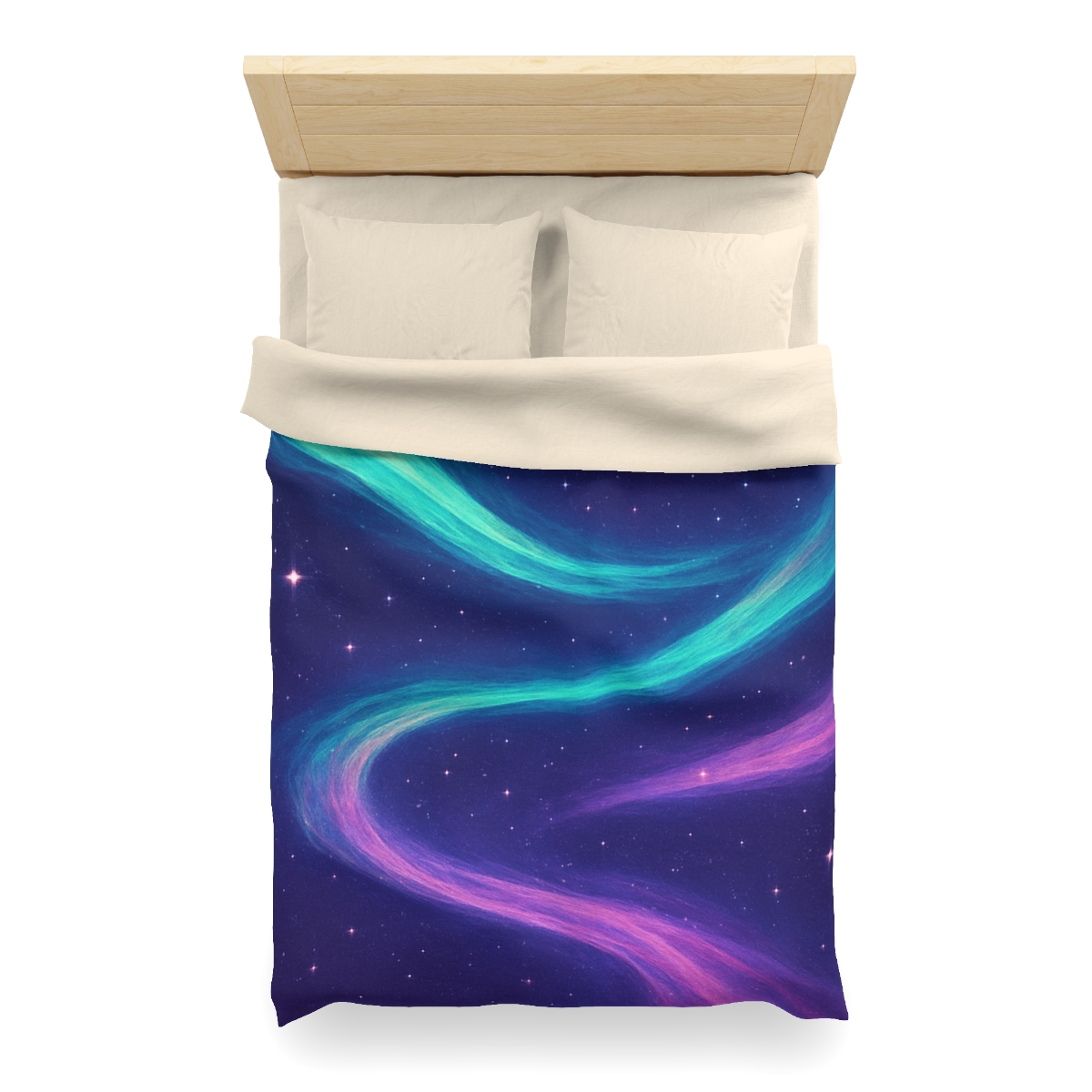 Aurora Plasma Ribbon Drift warm winter duvets