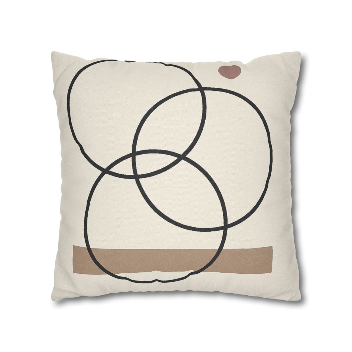 Staggered Rings And Slim Bar comfortable bedding pillow covers