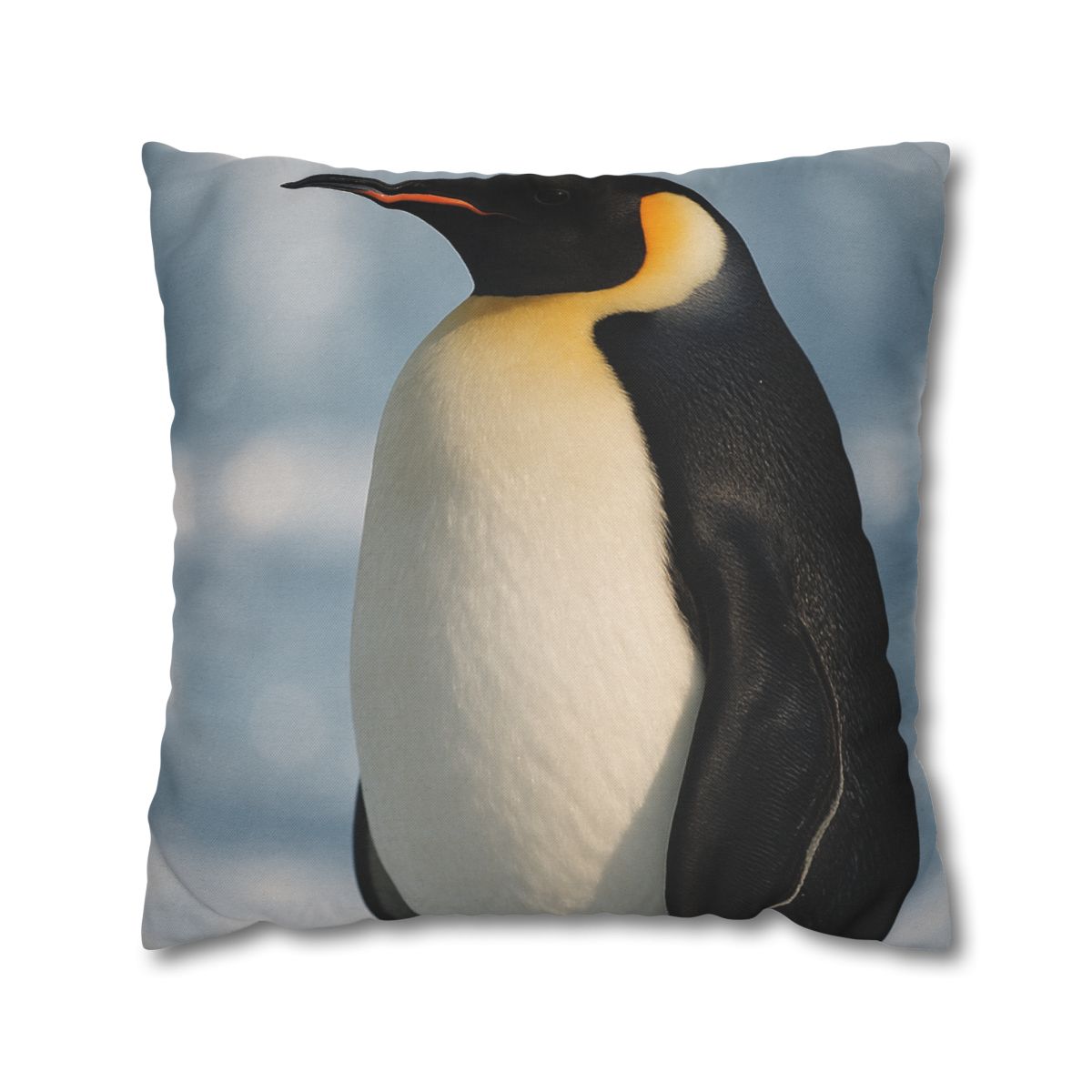 Aurora Drift Emperor Penguin stylish decorative pillowcases