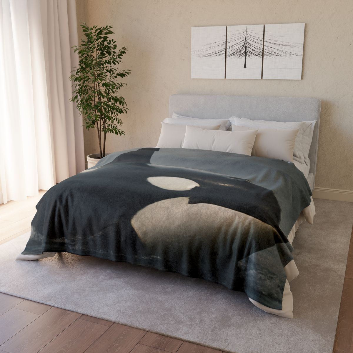 Quiet Current Orca unique gift blanketscustom blankets