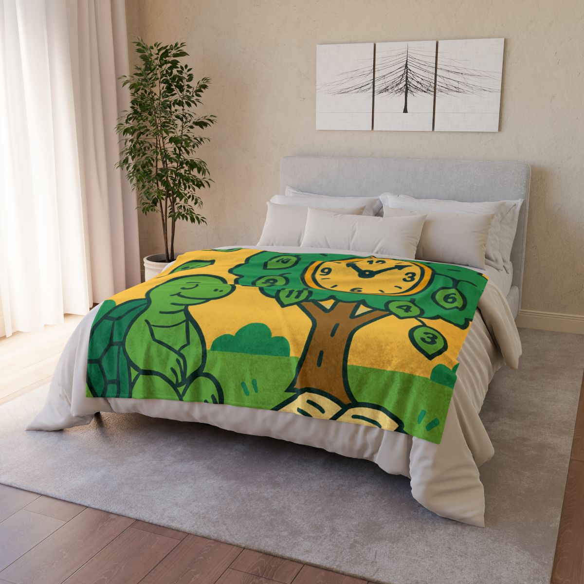 Time-Tree Turtle Tales custom blankets