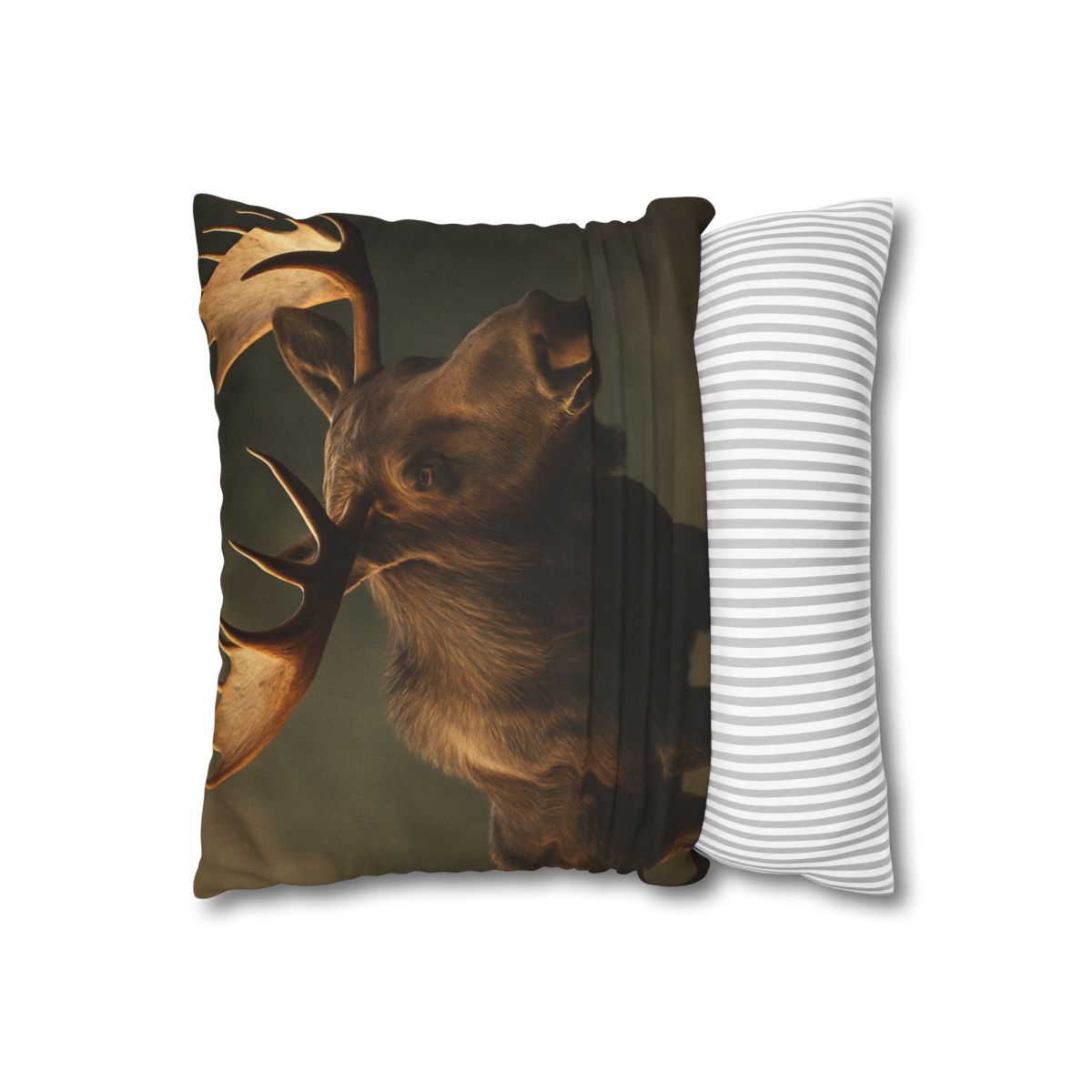 Starlit Crown Moose designer print pillow cases