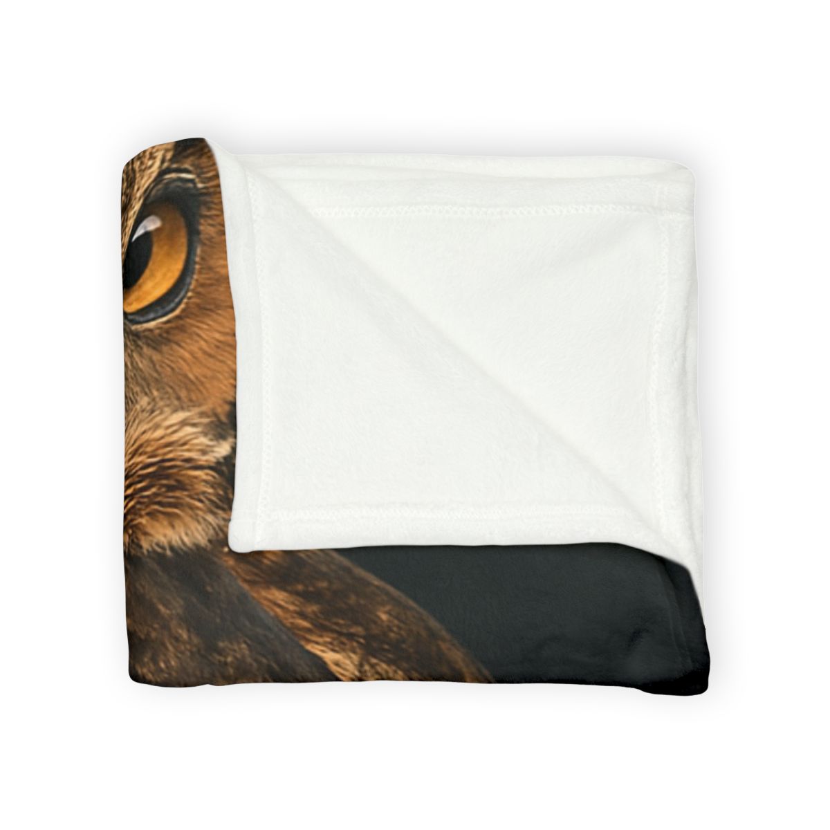 Starlit Perch Great Horned Owl warm winter blankets