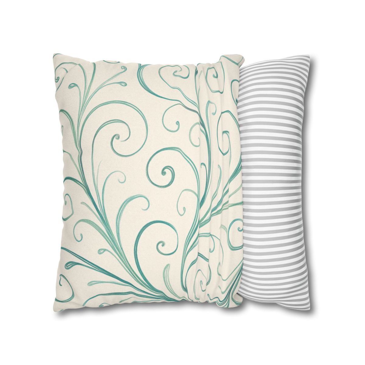 Tendril Wave Filigree custom pillow cases