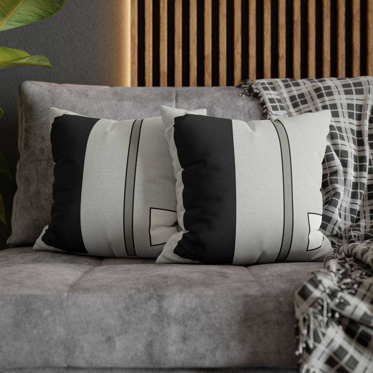 Offset Rectangle Composition unique gift pillow cases