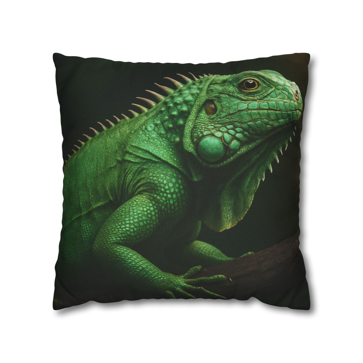 Mirror Glide Green Iguana comfortable bedding pillow covers