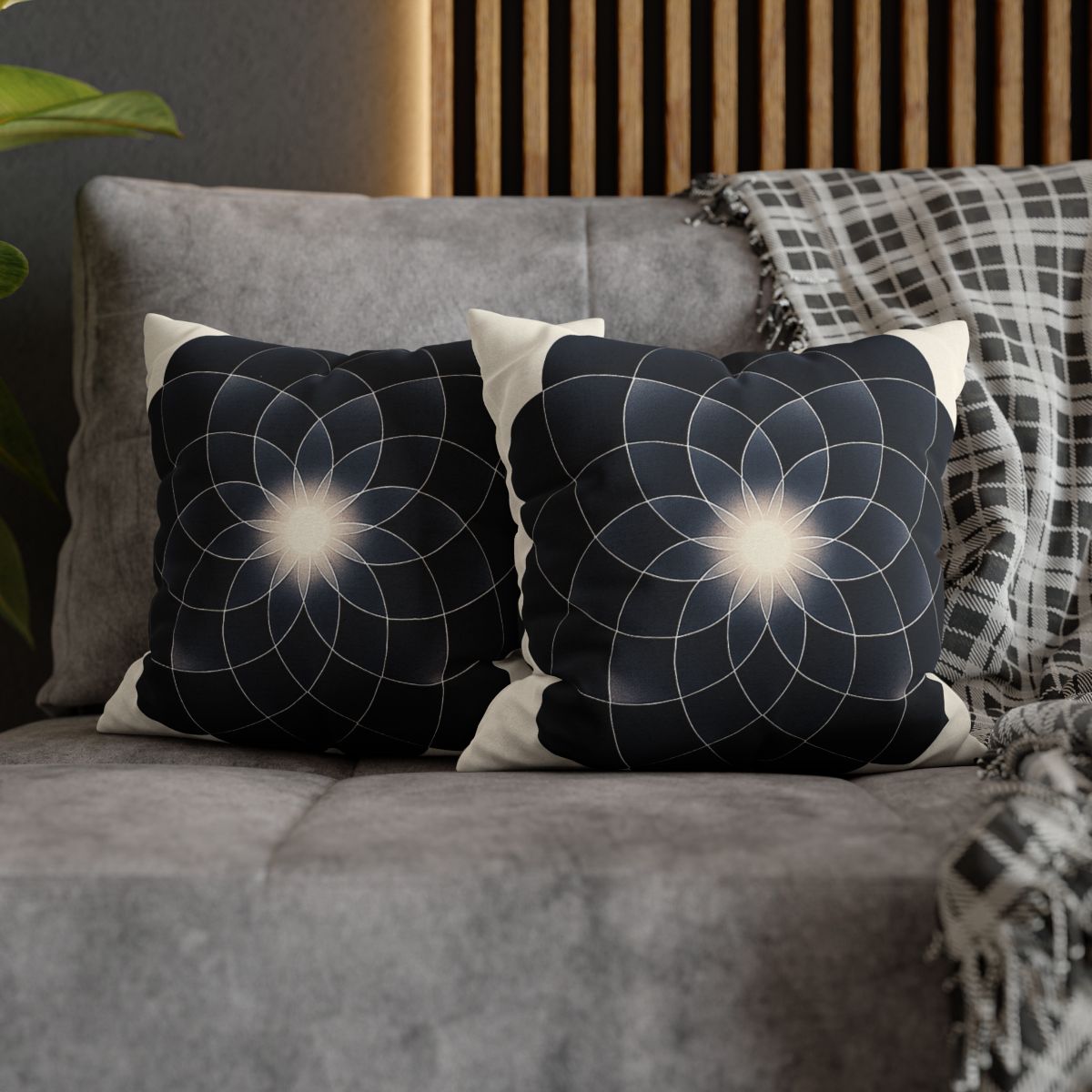 Petal Eclipse Rosette trendy patterned pillow cases