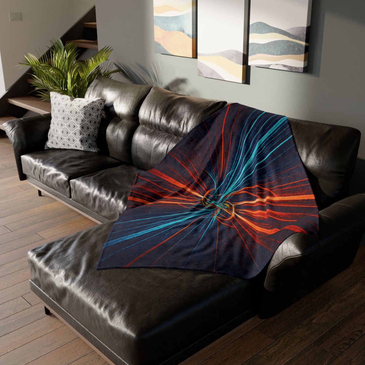 Photon Burst Tapestry warm winter blankets