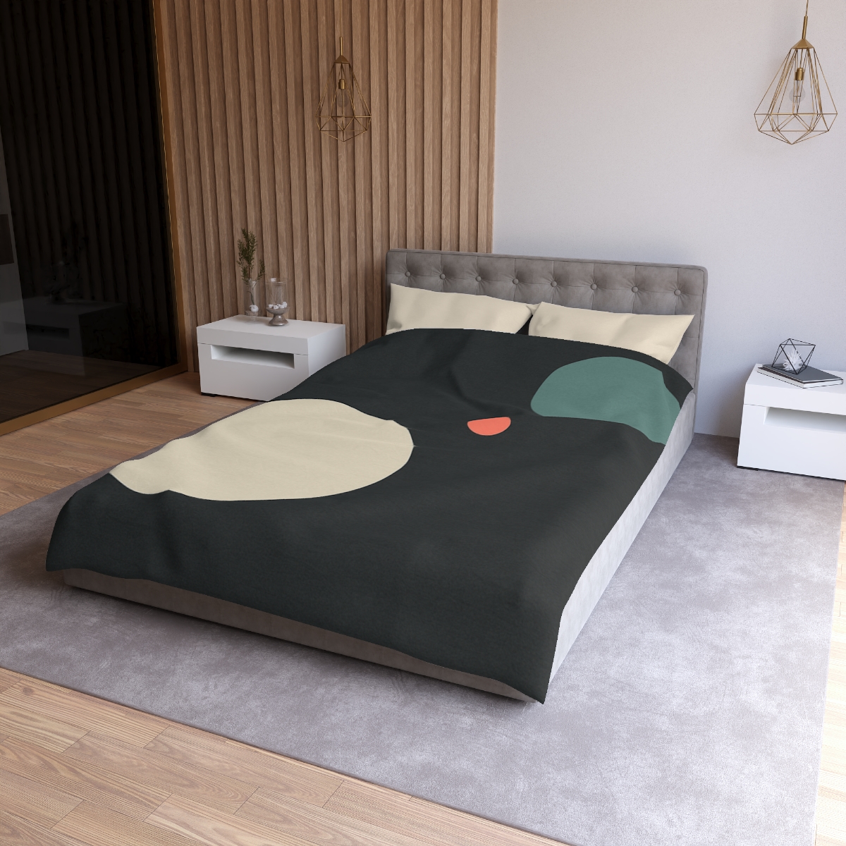 Quiet Orbit Of Three Circles custom duvets