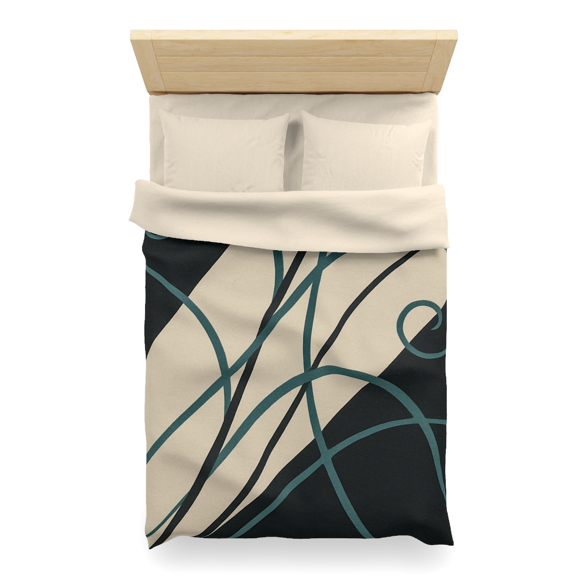 Tendril Motion Study unique patterned duvets