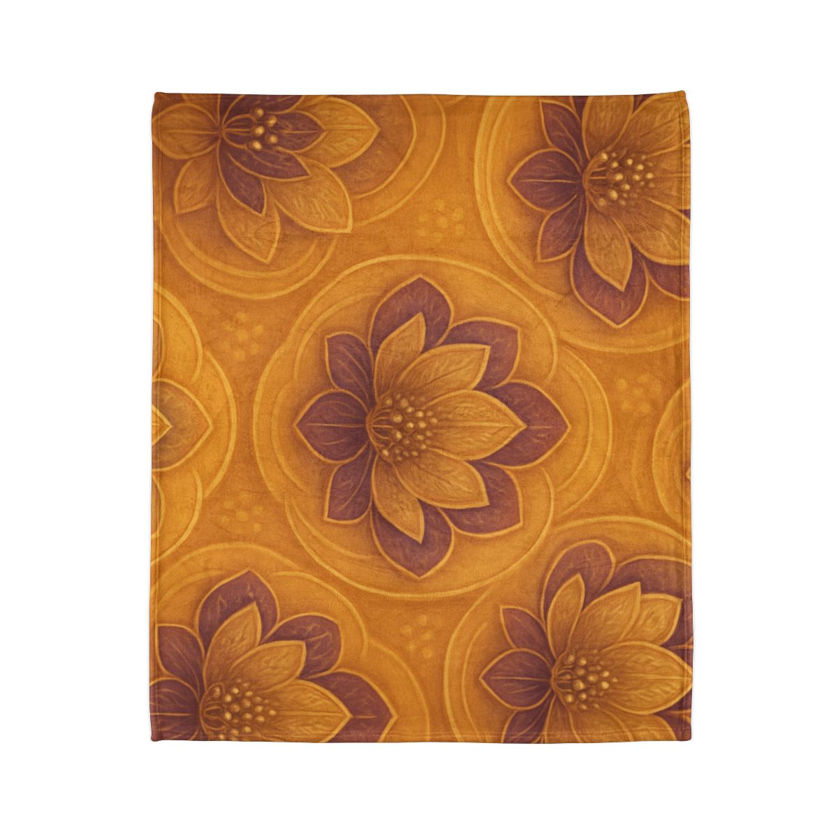 Auric Blossom Halo trendy patterned blankets