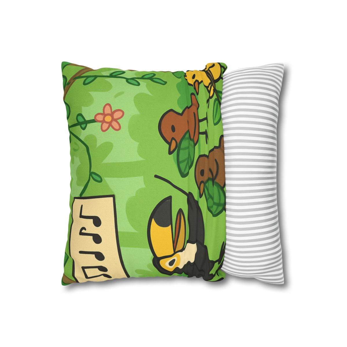 Rainforest Orchestra Of Birds stylish decorative pillowcases