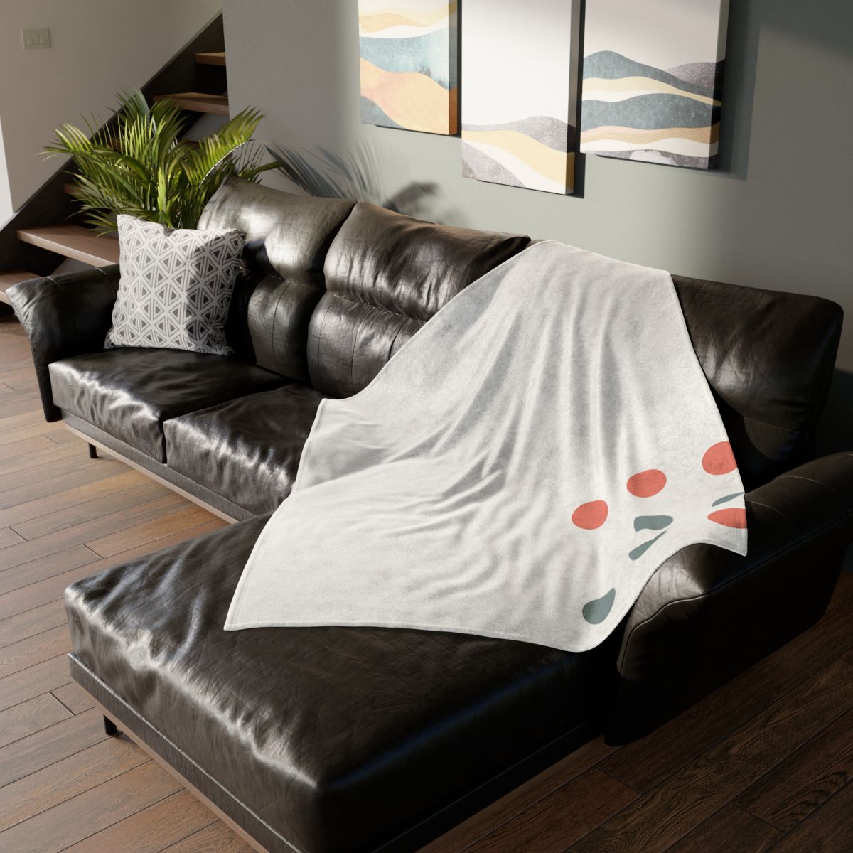 Sparse Corner Dot Grid unique gift blankets