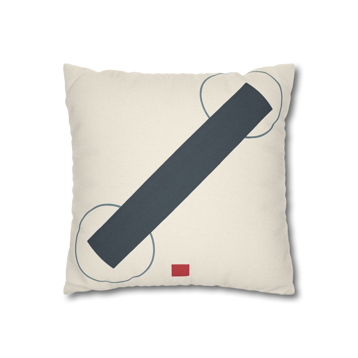 Diagonal Bar With Twin Orbits soft cotton pillow cases