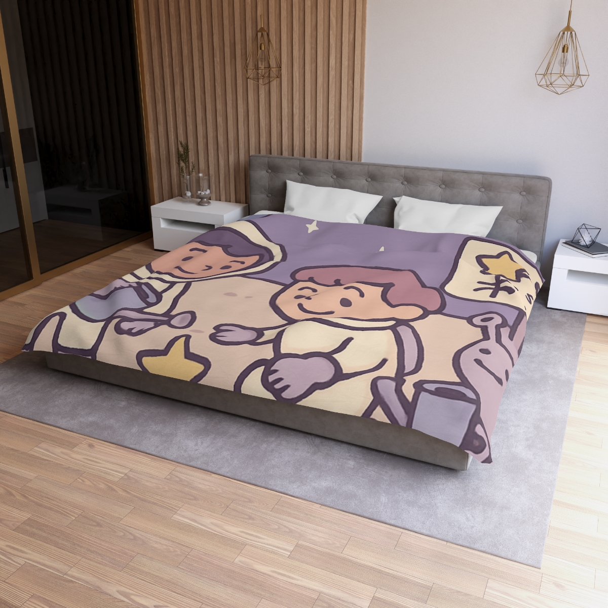 Moon Gardeners Planting Stardust Seeds custom duvets