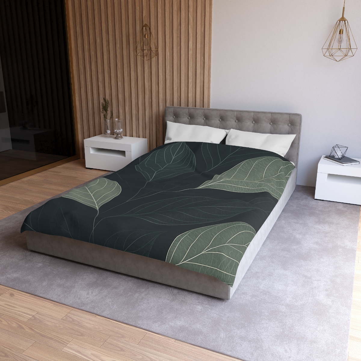 Leaf Vein Circuit Filigree warm winter duvets