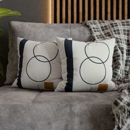 Staggered Rings With Anchored Column custom pillow cases