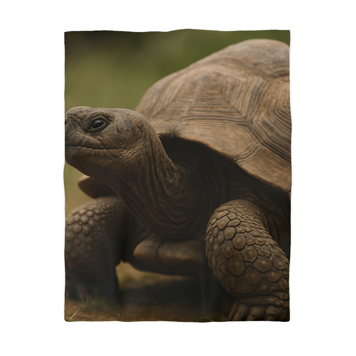 Giant Tortoise Timebound Gaze designer printed duvets