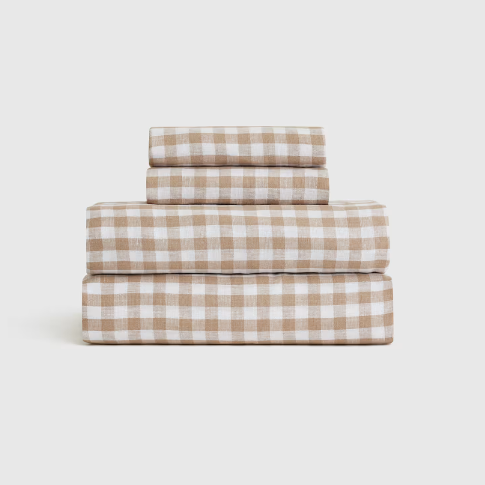 Soft European Linen Bed Sheet Set