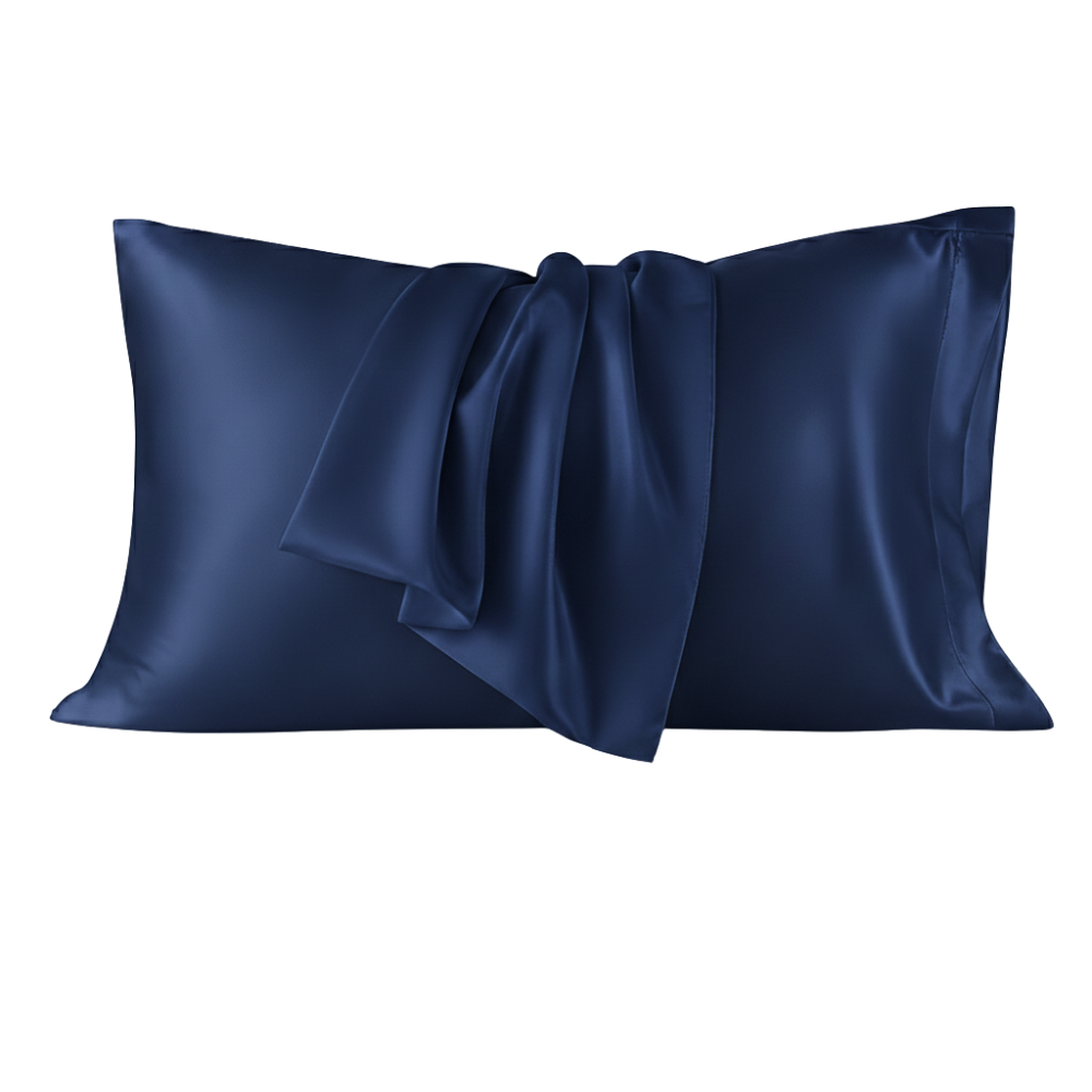 Set Of 2 Satin Queen Size Pillowcase With Cooling Envelope Closure