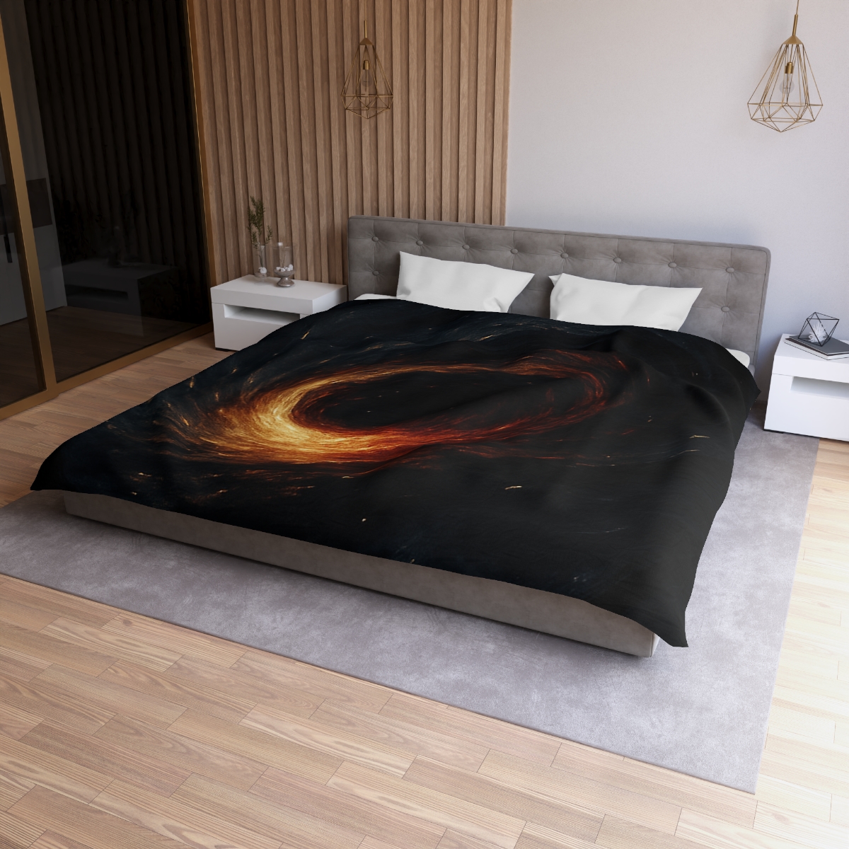 Gravity Echo Vortex personalized bedding duvets