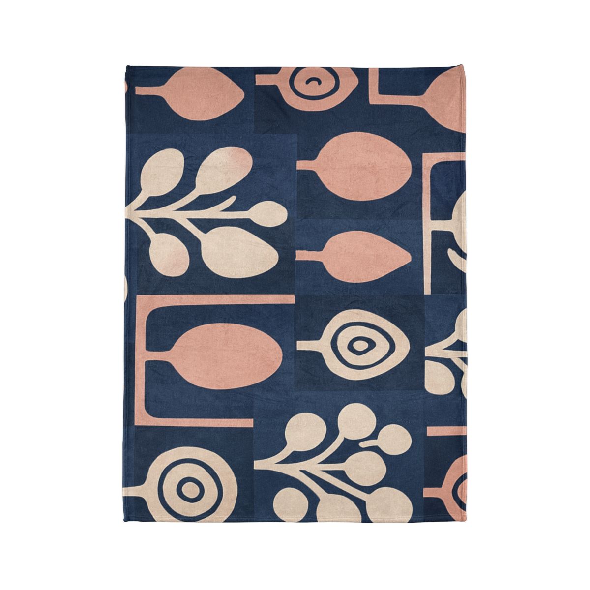 Bud Cluster Mosaic designer printed blankets