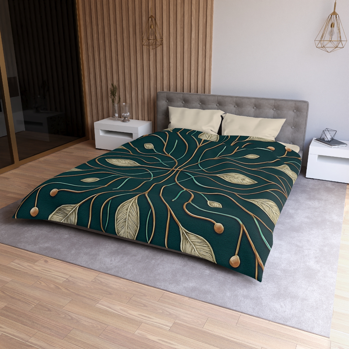 Vine Circuit Lattice unique patterned duvets