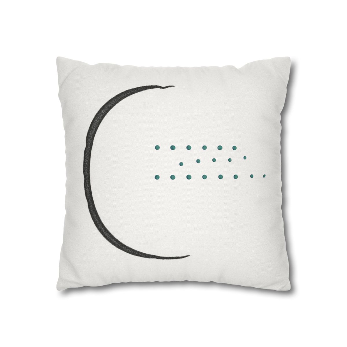 Split Crescent And Parallel Dots custom pillow cases