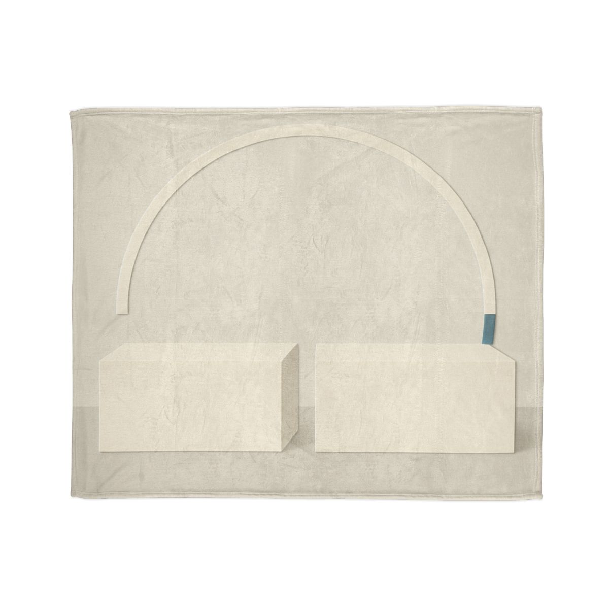 Gentle Arc Over Twin Blocks soft fleece blankets