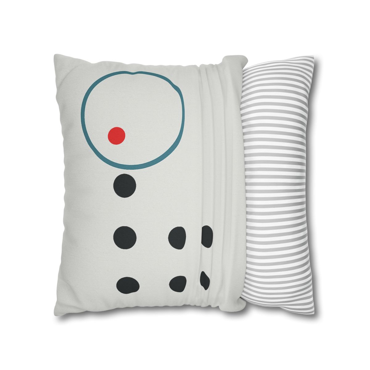Broken Grid With One Orbit Ring stylish decorative pillowcases