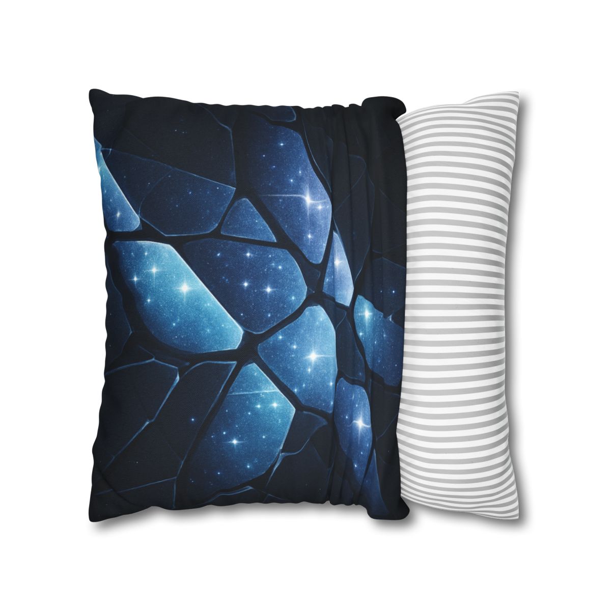 Starlit Fracture Mosaic personalized pillow covers