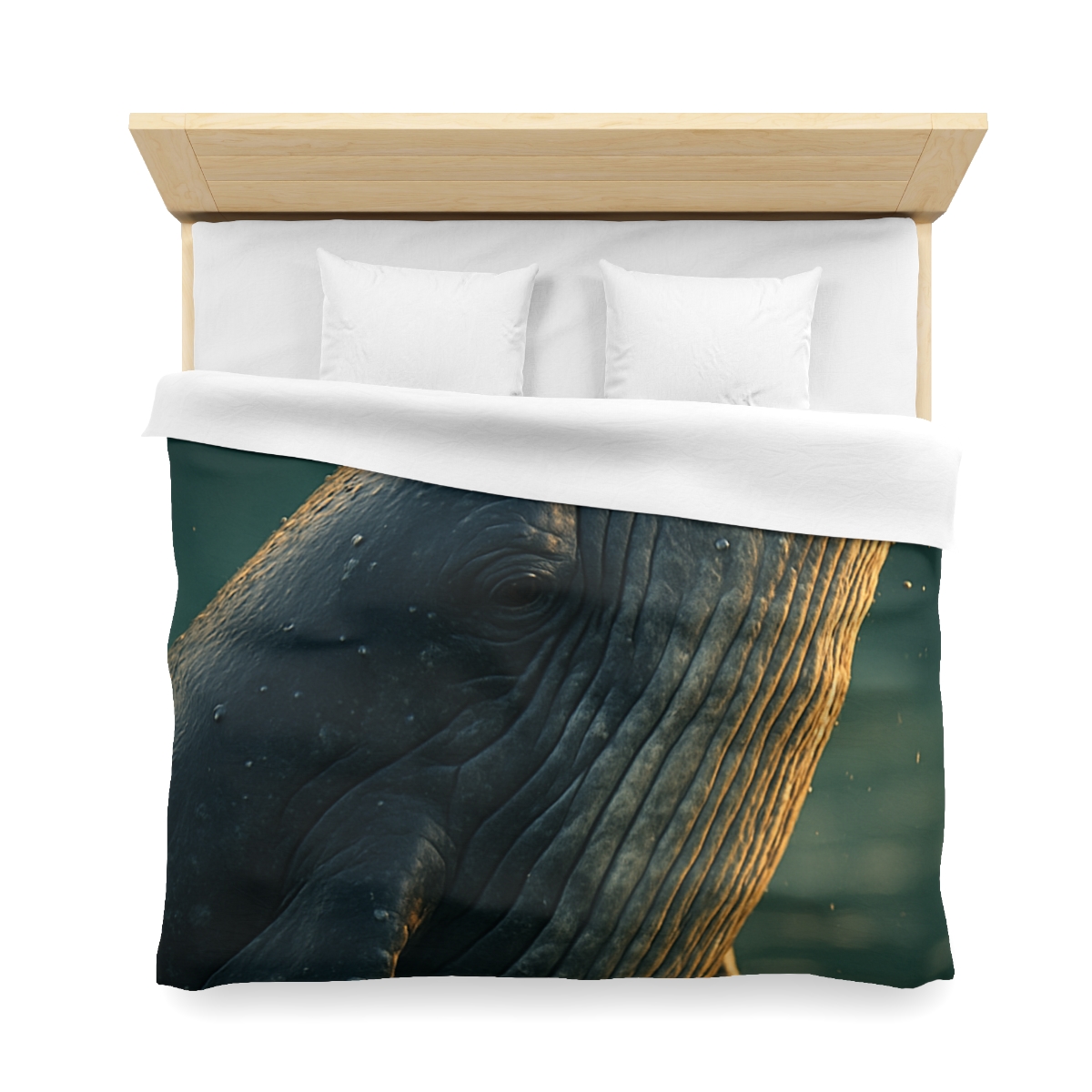Silver Surge Humpback Whale soft comforter duvets