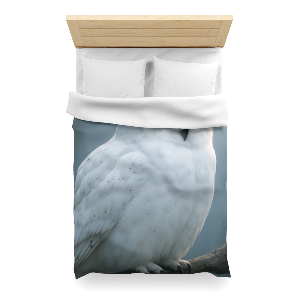 Twilight Watcher Snowy Owl stylish duvet covers