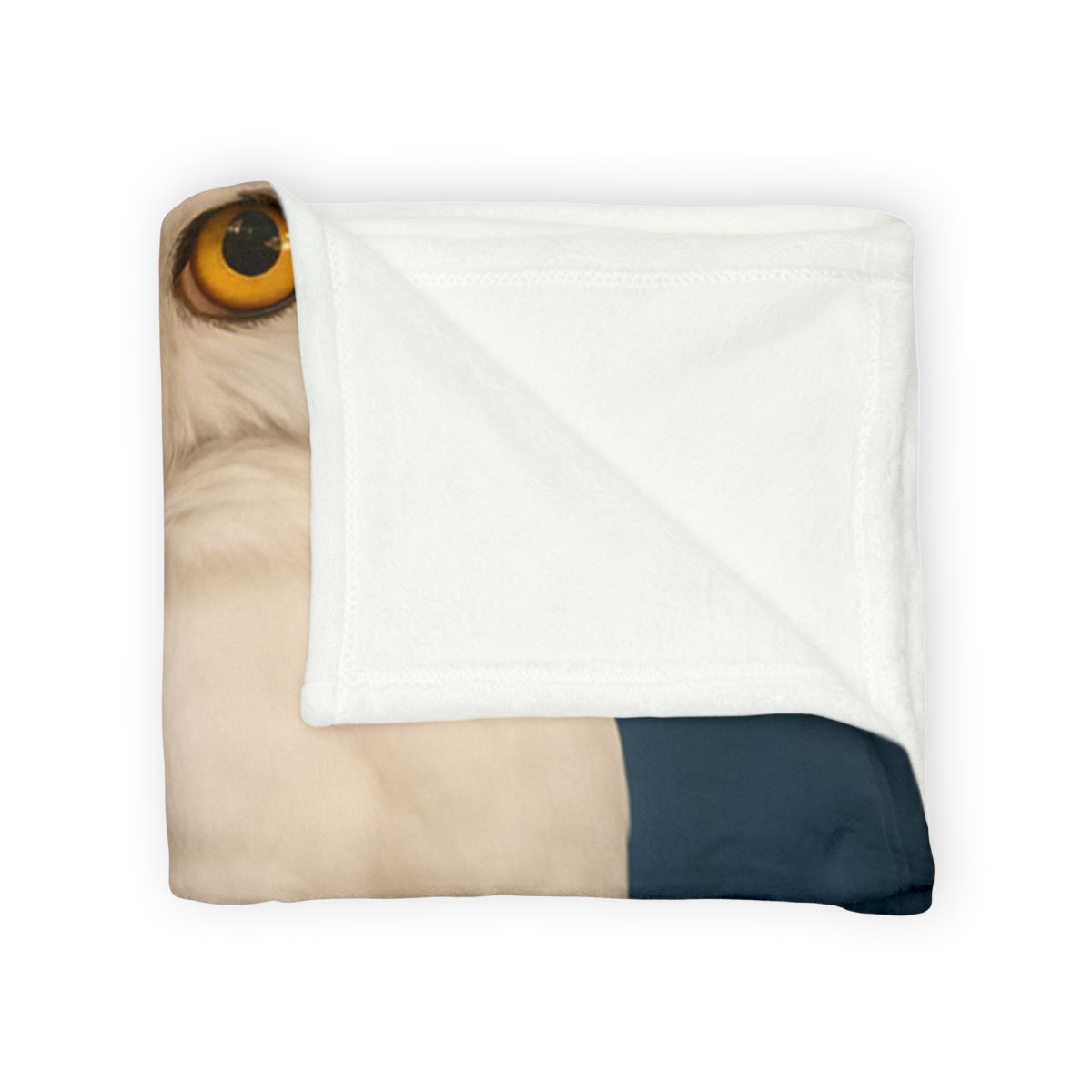 Twilight Watcher Snowy Owl soft fleece blankets