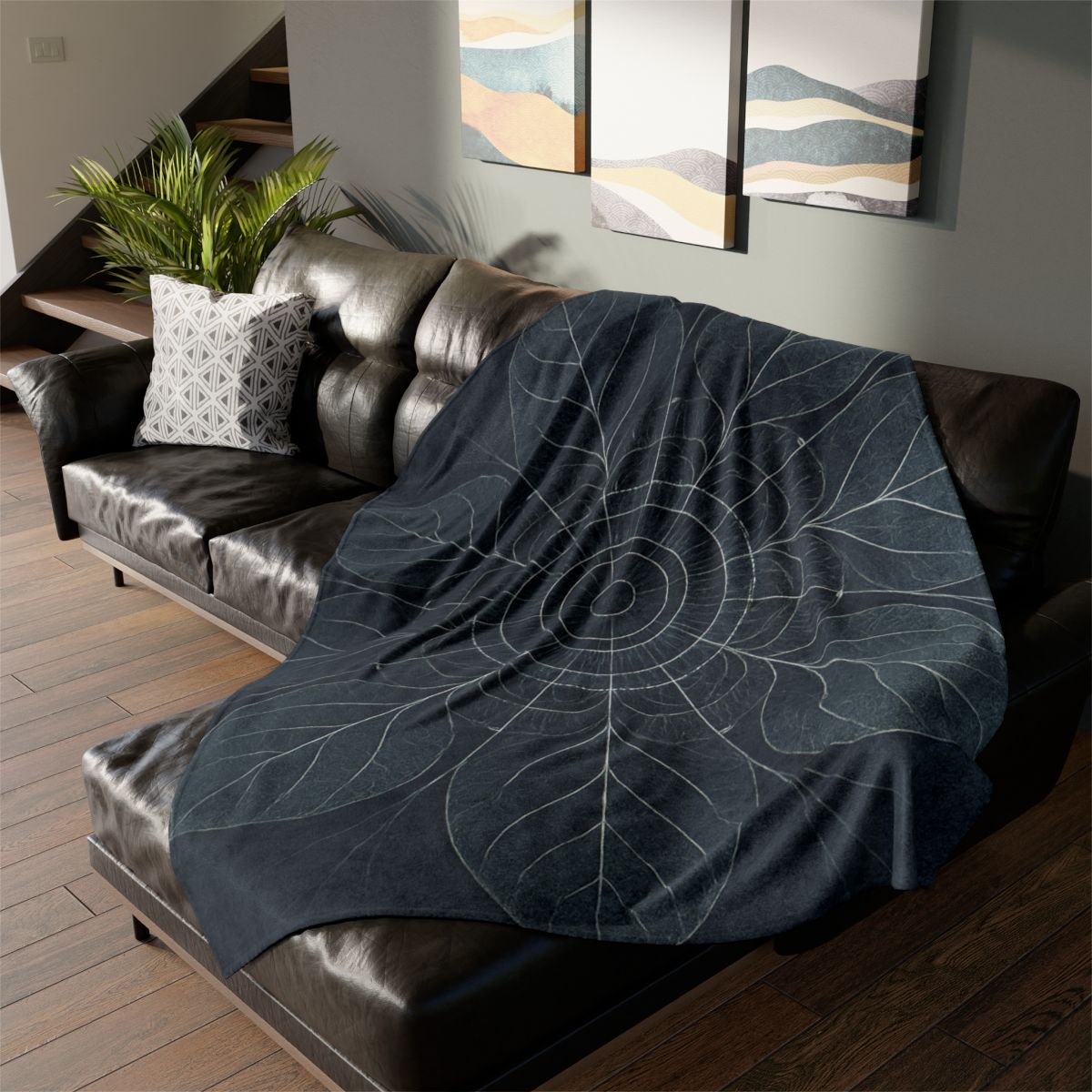 Veined Halo Mandala unique gift blanketscustom blankets