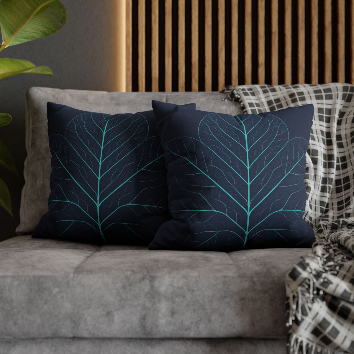 Leaf Vein Circuit Filigree comfortable bedding pillow covers