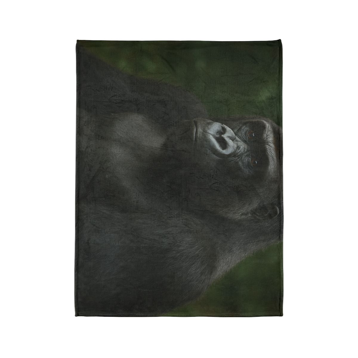 Silent Guardian Mountain Gorilla designer printed blankets