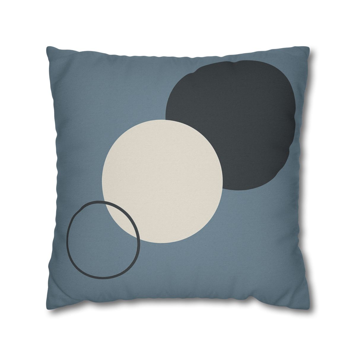 Staggered Circle Trio soft cotton pillow cases
