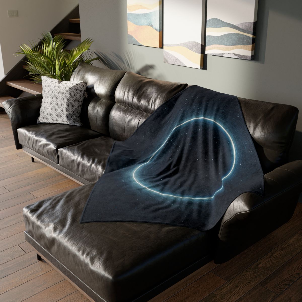 Lensing Mirage Halo soft fleece blankets