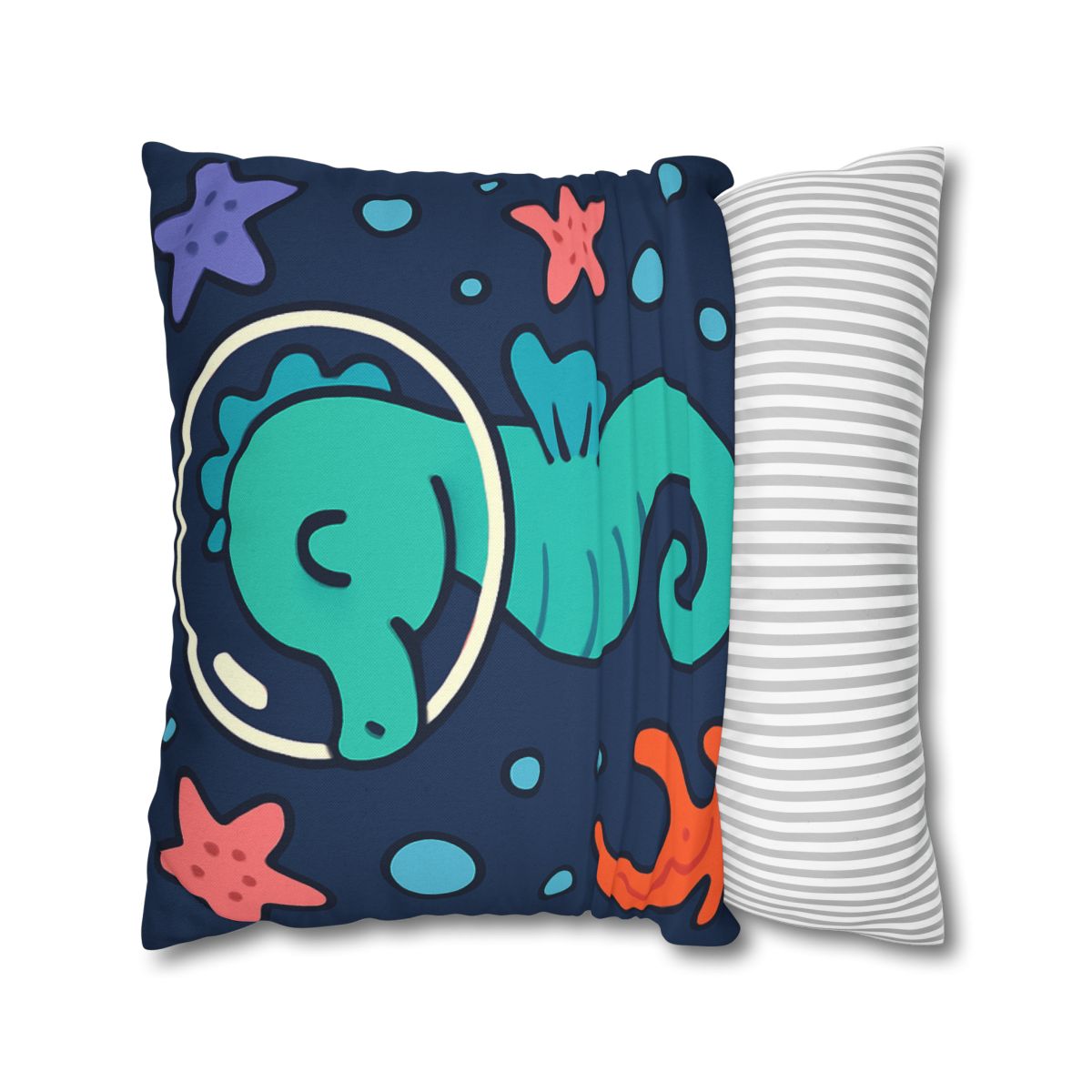Starlight Seahorse Explorer designer print pillow cases