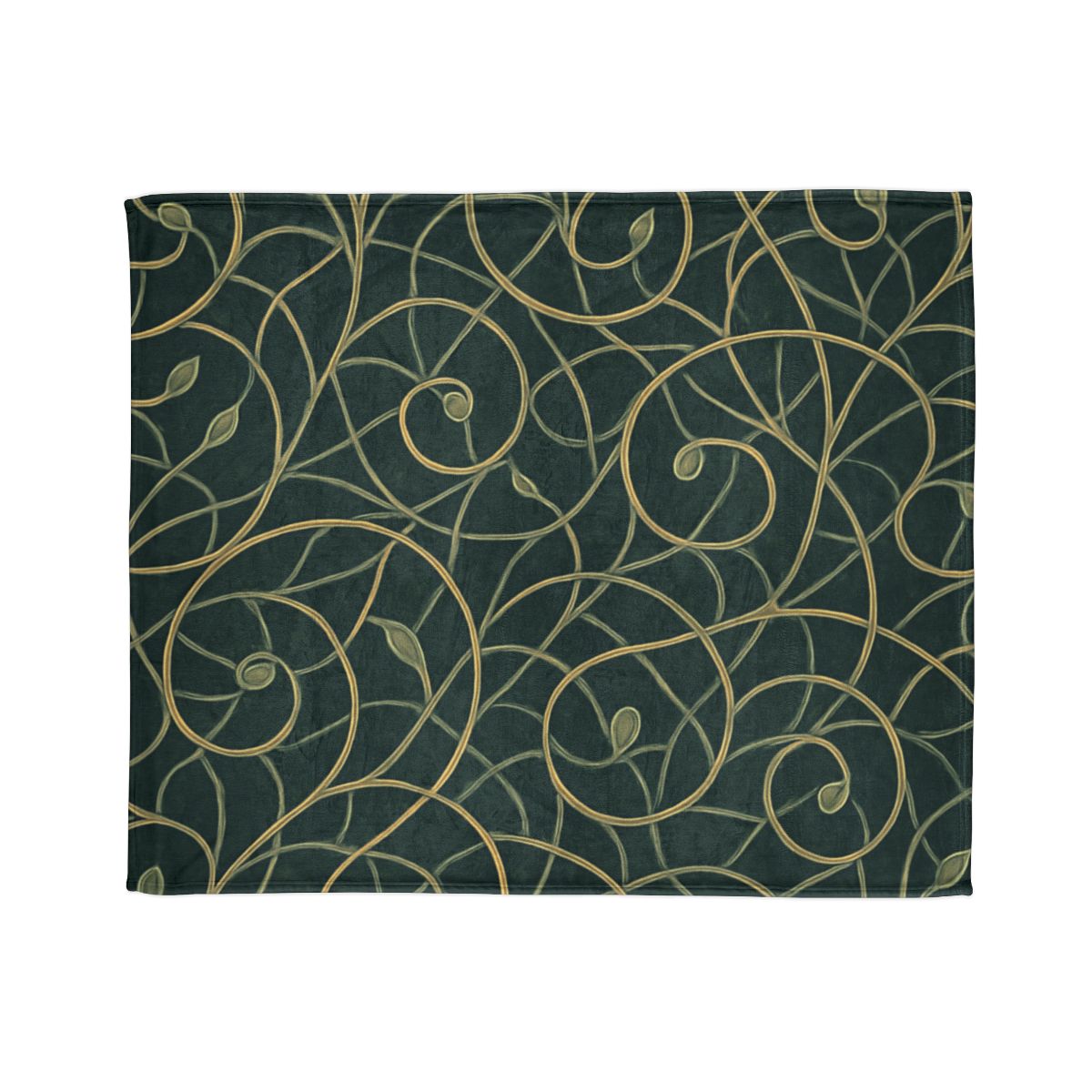 Tendril Lace Network soft fleece blankets