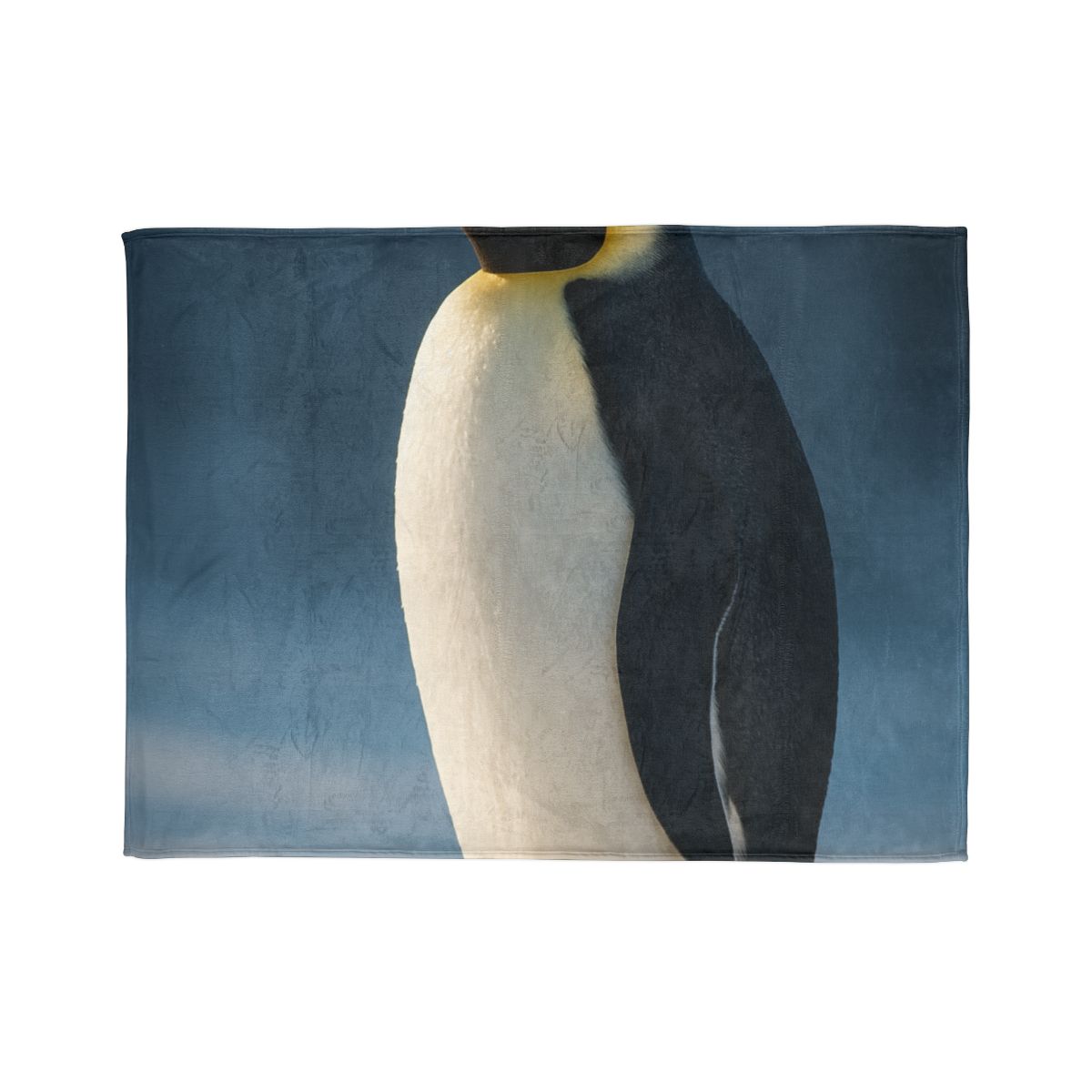 Aurora Drift Emperor Penguin soft fleece blankets