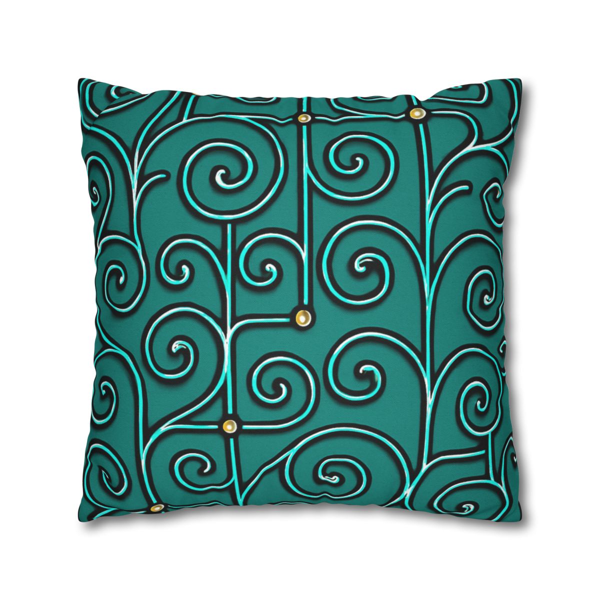 Tendril Circuit Lattice personalized pillow covers