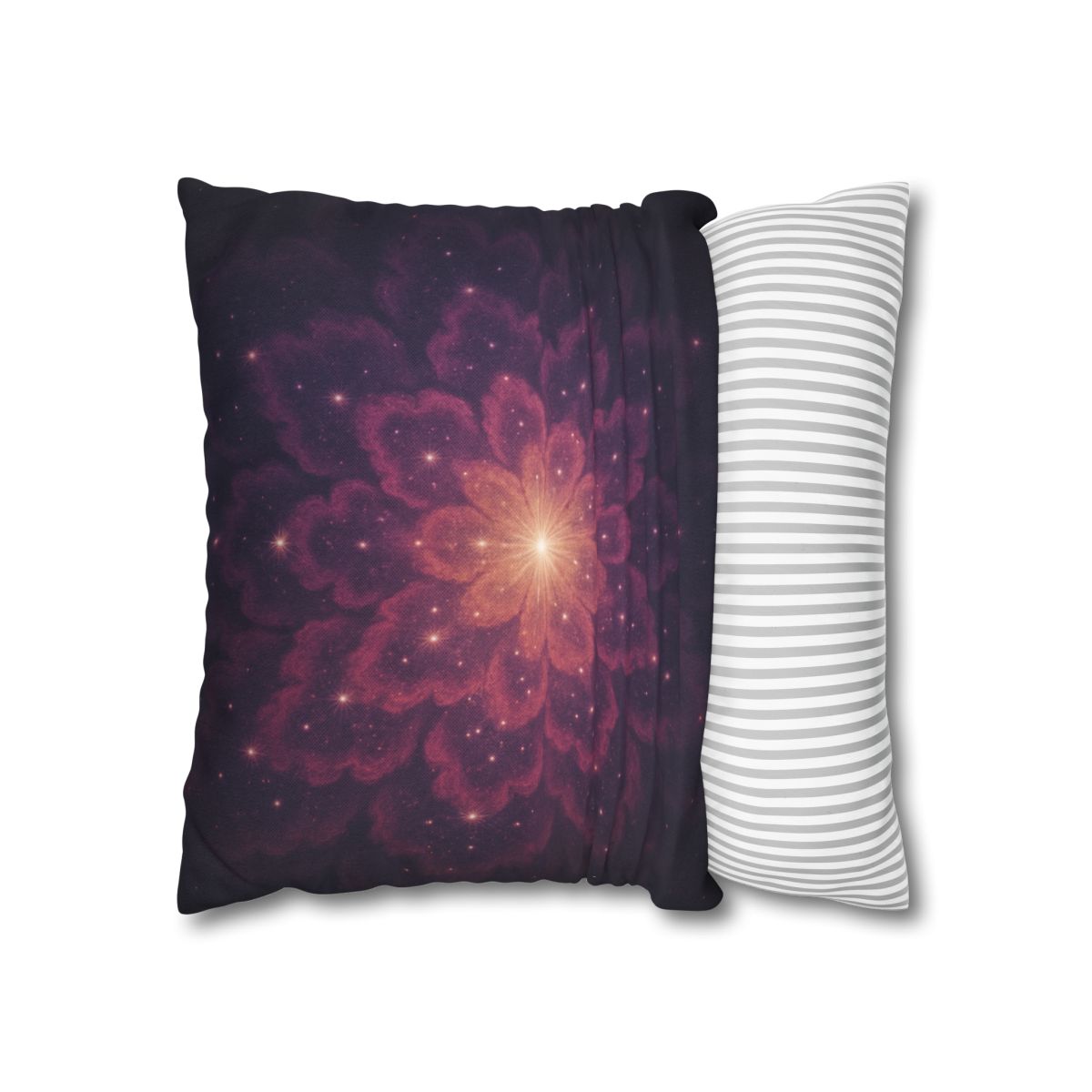 Starburst Fractal Bloom unique gift pillow cases
