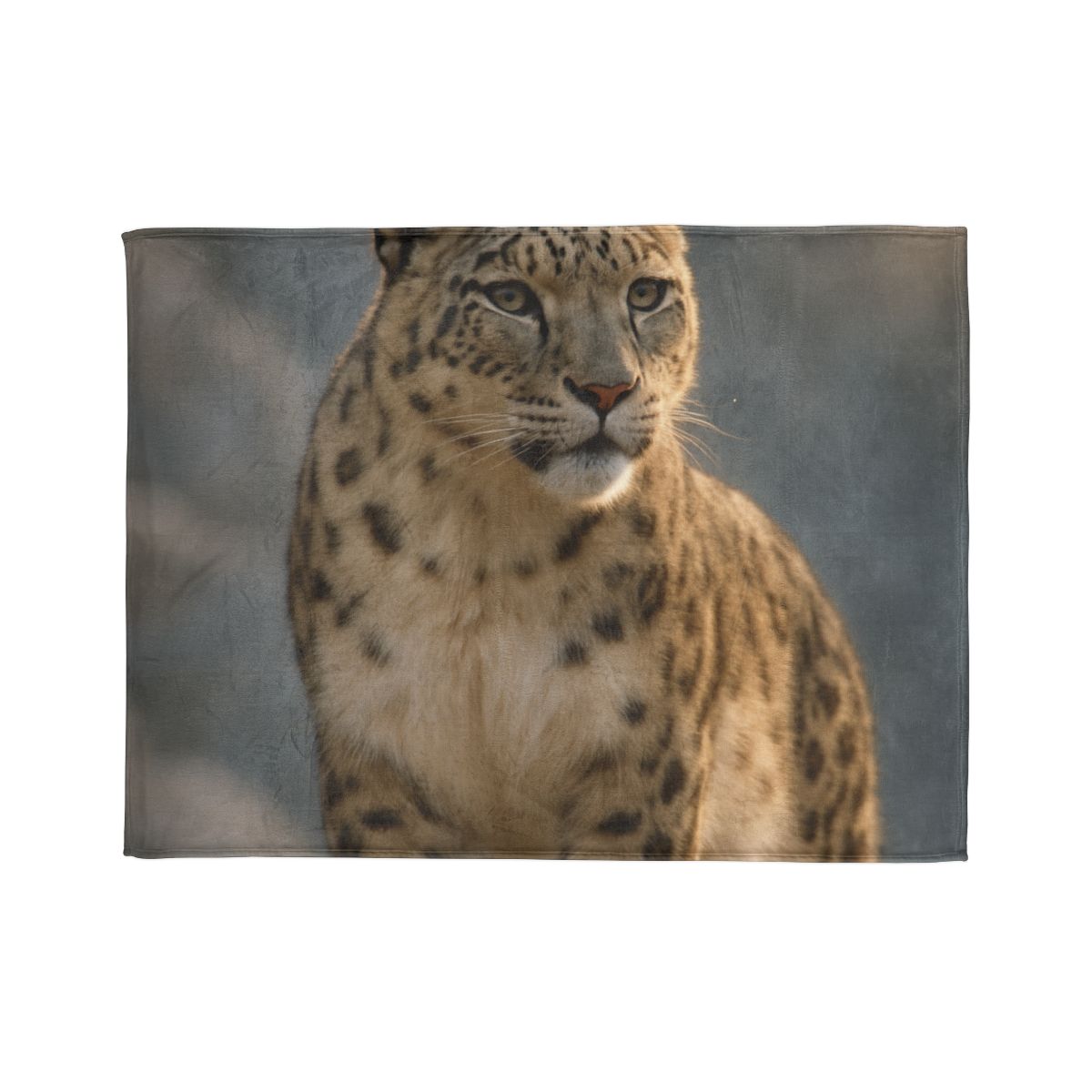 Cloud Crest Snow Leopard decorative home blankets