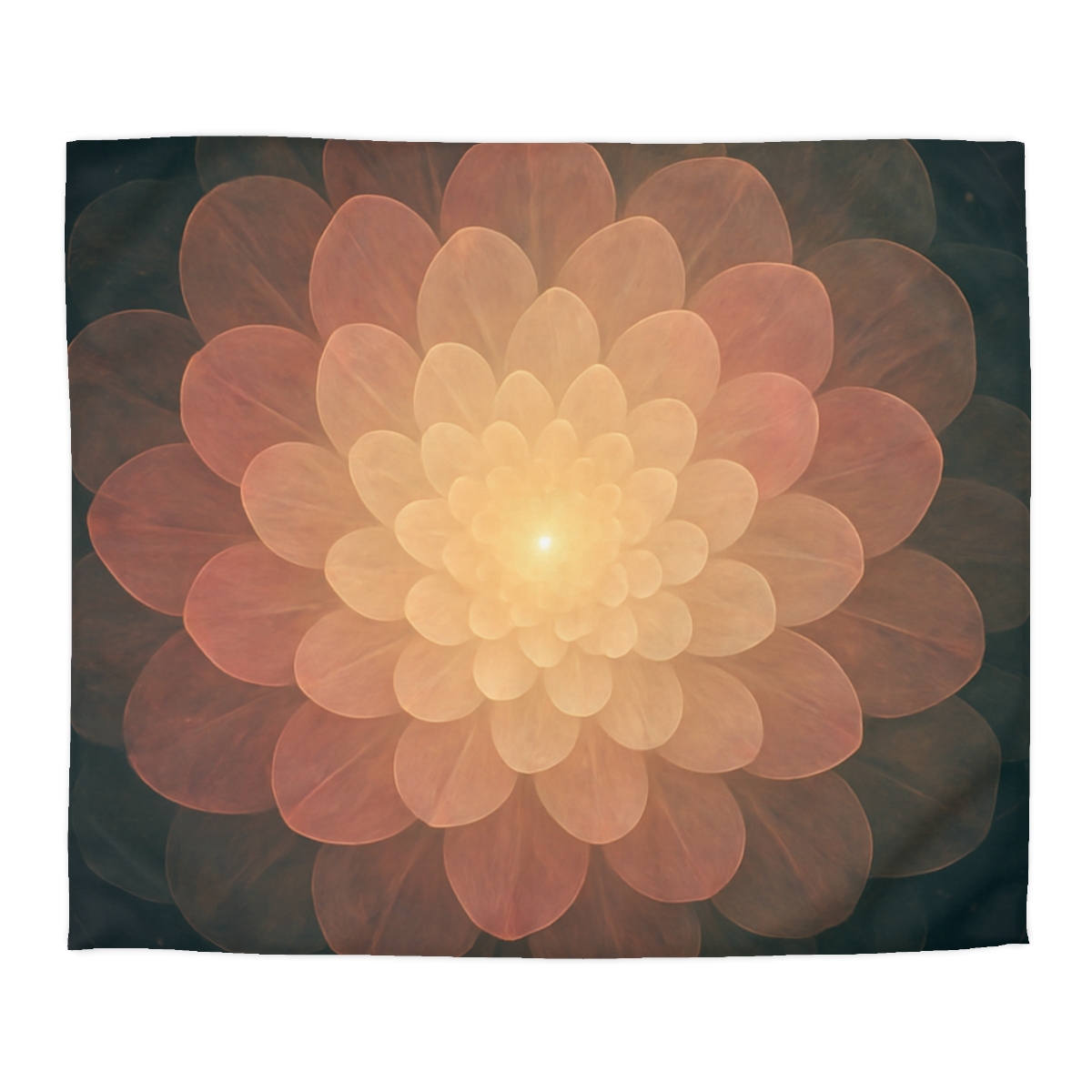 Celestial Petal Halo personalized bedding duvets