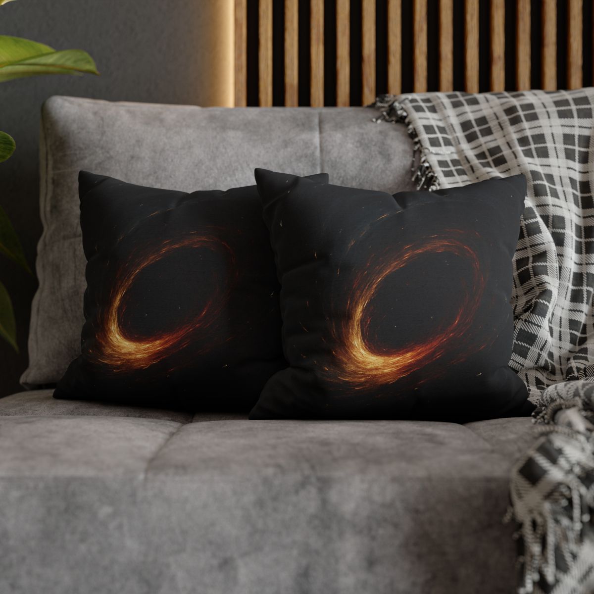 Gravity Echo Vortex personalized pillow covers