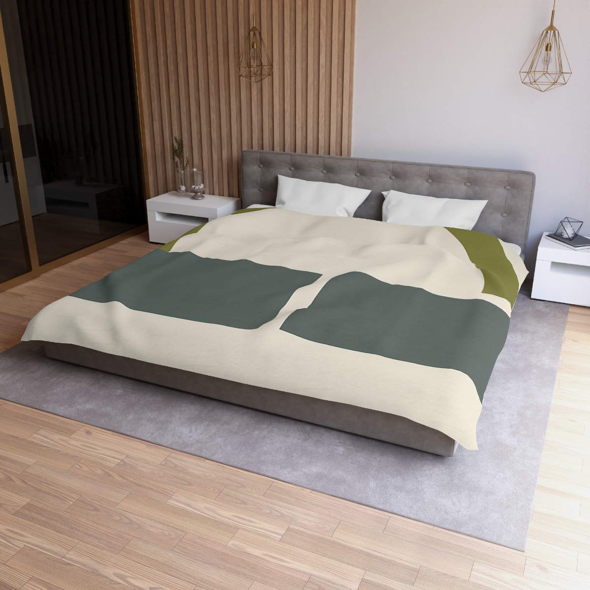 Partial Arc Over Twin Blocks stylish duvet covers