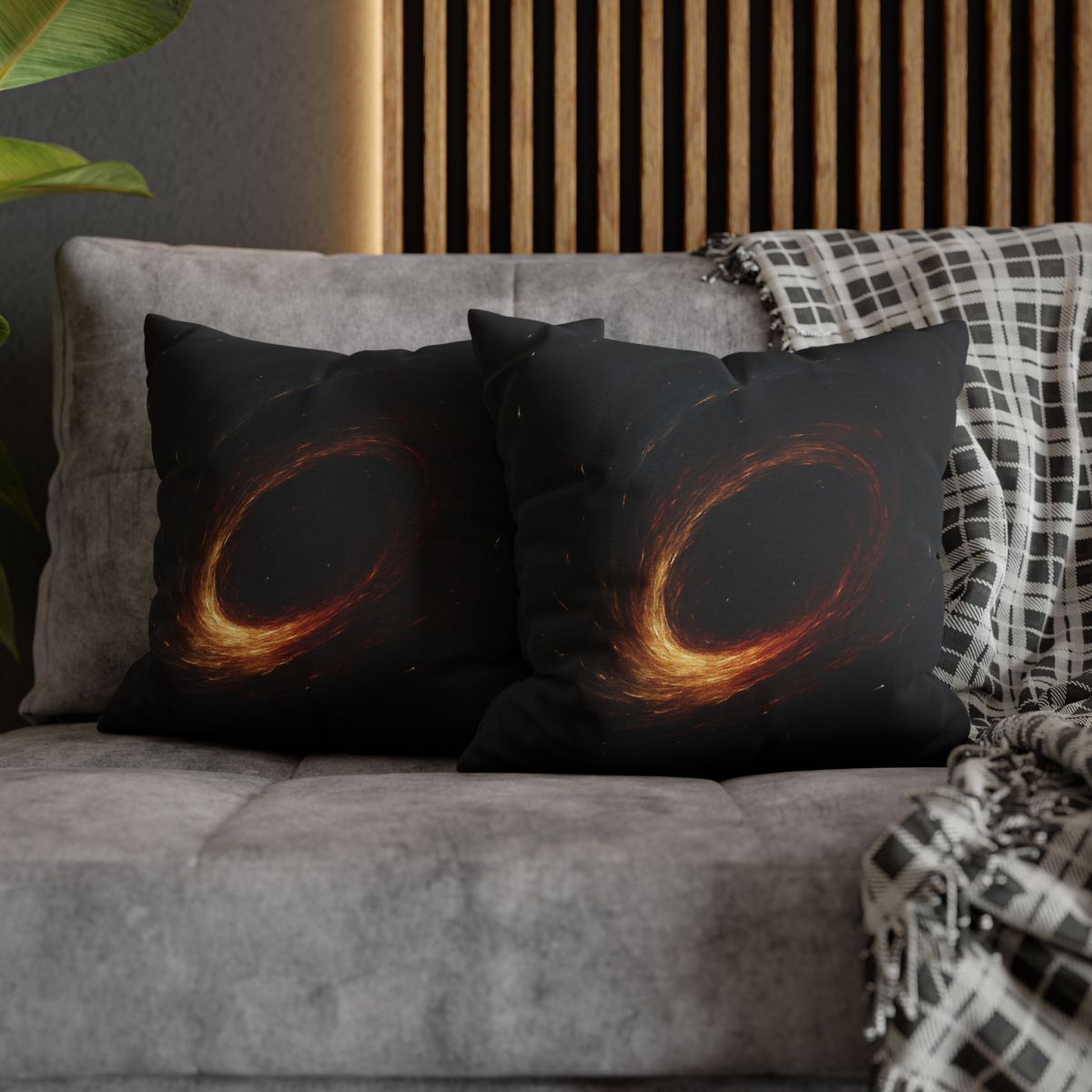 Gravity Echo Vortex personalized pillow covers