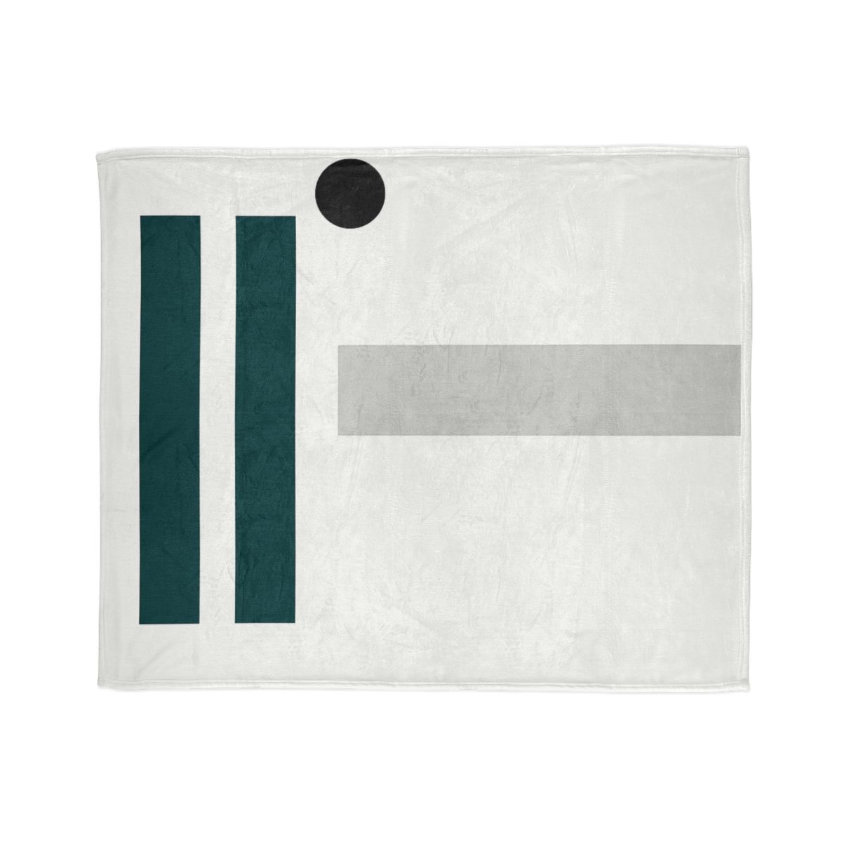 Silent Transit Rectangles designer printed blankets